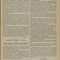0323 - Page 315 - Hôpital des Enfants-malades. M. de Saint-Germain. Leçons cliniques sur les maladies chirurgicales des enfants. (Recueillies par MM. Chenet et Tapret...). (A suivre) / Clinique de la ville. M. Colombel. Colique de plomb chez un lapidaire, guérie rapidement à l'aide de l'appareil vaporifère du Docteur Lefèvre / Contribution. A l'étude de la nécrose de cause phosphorée ; par le Docteur A. Jagu
