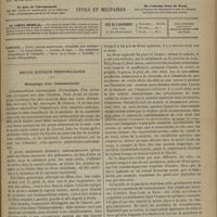 0809 - Page 801 - Sommaire / Revue clinique hebdomadaire. Hémiplégie avec hémianesthésie