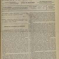 1201 - Page 1193 - Sommaire / Séance de l'Académie de médecine. [Dr Victor Revillout]