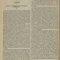 0026 - Page 14 - Académie de médecine. Séance du 4 janvier 1876. Présentation de pièces pathologiques. - Paraplégie par oblitération de l'aorte abdominale / Variétés. Lettres sur l'enseignement de la médecine en Allemagne