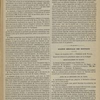 0065 - Page 53 - Société de biologie. Séance du 15 janvier 1876. Suite de la discussion sur les localisations cérébrales. M. Brown-Sequard / Communication. Développement incomplet des organes génitaux de la femme. M. de Cynety, au nom de M. Siredey et au sien / Société médicale des hôpitaux. Séance du 14 janvier 1876. Renouvellement du bureau / Suite de la discussion sur le taenia. M. Archambault