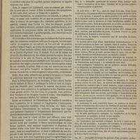 0071 - Page 59 - Hôtel-Dieu. M. le Professeur Béhier. Paralysie générale des aliénés. (Leçon recueillie par M. G. Marseille) / Clinique odontologique. M. E. Magitot. Observations de périostite alvéolo-dentaire chronique avec complications de voisinage, traitée par la résection suivie de la réimplantation immédiate. (Recueillies par MM. les Drs Pietkiewicz et Piotrowski)