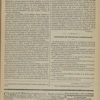 0083 - Page 71 - Variétés. Lettres sur l'enseignement de la médecine en Allemagne. (A suivre) / Chronique et nouvelles scientifiques