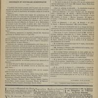 0091 - Page 79 - Société de biologie. Séance du 22 janvier 1876. Communications. État des nerfs sensitifs dans l'hémianesthésie. M. Richet / Chronique et nouvelles scientifiques. École de médecine de Marseille / M. D..., Chez M. le Docteur V...