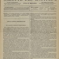 0125 - Page 113 - Sommaire / Revue clinique hebdomadaire. De la synovite tendineuse blennorrhagique