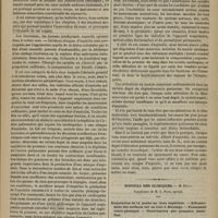 0135 - Page 123 - Hôtel-Dieu. M. Rigal. De l'asystolie / Hôpital des Cliniques. M. Broca. Suppléance de M. S. Pozzi... Amputation de la jambe au tiers supérieur. - Affrontement des surfaces sur un tube à drainage. - Pansement ouato-phénique. - Cicatrisation par première intention. (Observation recueillie par M. Dupin... et revue par M. Pozzi)