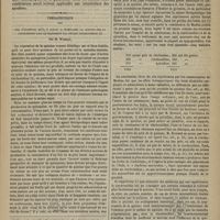 0137 - Page 125 - Hôpital des Cliniques. M. Broca. Suppléance de M. S. Pozzi... Amputation de la jambe au tiers supérieur. - Affrontement des surfaces sur un tube à drainage. - Pansement ouato-phénique. - Cicatrisation par première intention. (Observation recueillie par M. Dupin... et revue par M. Pozzi) / Thérapeutique. Sur l'avantage qu'il y aurait à remplacer la quinine par la cinchonidine dans le traitement des fièvres intemittentes ; par M. Weddell