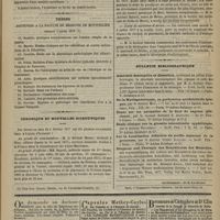 0139 - Page 127 - Académie de médecine. Séance du 6 février 1877. Lecture. Altération diphtéroïde de la coqueluche. M. le Docteur Delthil... / Thèses soutenues à la Faculté de Médecine de Montpellier pendant l'année 1876 / Chronique et nouvelles scientifiques. École de médecine d'Arras / Bulletin bibliographique