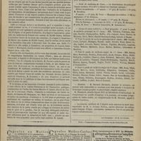 0147 - Page 135 - Nécrologie. Caffe / Chronique et nouvelles scientifiques. Faculté des sciences de Paris / École de médecine de Caen / Corps de santé militaire / Muséum