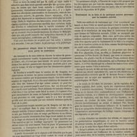 0150 - Page 138 - Revue clinique hebdomadaire. De la diapédèse des leucocytes chez l'homme, démontrée par l'anatomie pathologique / Du pansement simple dans le traitement des plaies avec perte de substance / Traitement de la folie et de quelques autres névroses par la lumière colorée
