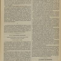 0169 - Page 157 - Physiologie pathologique. Nouveau cas d'aphasie ou de la perte de la parole, provenant de la perte des mouvements coordonnés nécessaires à l'acte de la prononciation des mots, sans nulle lésion des Facultés intellectuelles, par M. le Professeur Bouillaud / De la conjonctivite granuleuse. Résumé de deux missions ayant eu pour objet l'étude des maladies oculaires en Algérie. Par M. le Docteur J. Gayat / Académie de médecine. Séance du 15 février 1876. Correspondance non officielle