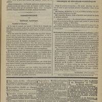 0171 - Page 159 - Faculté de médecine de Paris. Liste des prix de la Faculté pour l'année scolaire 1875-1876 / Correspondance. Amblyopie hystérique. [Dr Bonnefoy] / Chronique et nouvelles scientifiques. Corps de santé de la marine / Hôpitaux de Paris