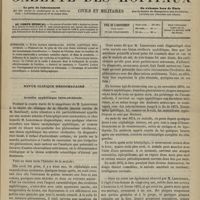 0173 - Page 161 - Sommaire / Revue clinique hebdomadaire. Artérite syphilitique intra-cérébrale