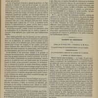0177 - Page 165 - Policlinique chirurgicale. M. Dubuc. De l'utilité de la sonde à demeure dans le traitement de certains rétrécissements de l'urèthre / Société de chirurgie. Séance du 16 février 1876. Correspondance / À propos du procès-verbal. Calcul vésical chez la femme. M. Labbé