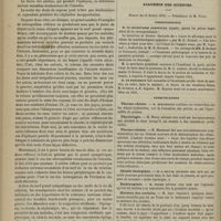 0182 - Page 170 - Hôpital des Enfants-Malades. M. Bouchut. Congestion cérébrale et apoplexie vermineuse. - Ischémie et hyperémie réflexes de l'encéphale. - Névroses de seconde dentition / Académie des sciences. Séance du 14 février 1876. Correspondance / Communications. Thermo-chimie. M. Berthelot / Physiologie. M. Marey / Thermo-chimie. M. Maumené / Chimie-biologique. M. J. Duval / Embryogénie. M. Gerbe / Morsure des crotales. M. Sacc