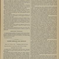 0185 - Page 173 - Société de chirurgie. Séance du 16 février 1876. Discussion / Présentation d'instrument / Société médicale des hôpitaux. Séance du 11 février 1876. Discussion sur le taenia. M. Roger