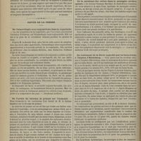 0200 - Page 188 - Andral. [Dr Brochin] / Revue de la presse. De l'hémorrhagie sous-conjonctivale dans la coqueluche. (Bordeaux médical) / De l'action du chlorate de potasse sur l'économie. (Gazette médicale) / De la purulence des urines dans la méningite cérébro-spinale. (Journal de médecine et de chirurgie pratiques) / Du traitement de la fièvre typhoïde par les bains froids, à l'Hôpital d'Heidelberg