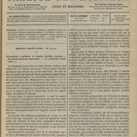 0205 - Page 193 - Sommaire / Hôpital Saint-Louis. M. Lailler. Tricophytie : erythème et herpès circinés, sycosis. - Éruptions épidermo-phytiques; - Le pityriasis versicolor