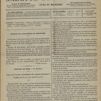 0213 - Page 201 - Sommaire / Séance de l'Académie de médecine. [Dr Victor Revillout] / Hôpital du Midi. M. Mauriac. Leçon sur l'herpès névralgique des organes génitaux. (Recueillie par M. Jalaguier...)