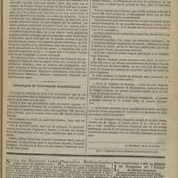 0219 - Page 207 - Variétés. Du principe de la vie. Par le Docteur E. Bouchut / Chronique et nouvelles scientifiques. École de médecine de Toulouse