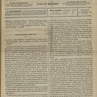 0229 - Page 217 - Sommaire / Jurisprudence médicale. Un aliéné, en possession d'un intervalle lucide ou d'une rémission très-franche, peut-il se marier et légitimer des enfants naturels ?