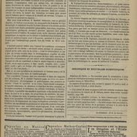 0251 - Page 239 - Variétés. La bibliothèque des sciences contemporaines. III. L'anthropologie ; par le Docteur Paul Topinard / Chronique et nouvelles scientifiques. Hôpitaux de Paris
