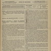 0253 - Page 241 - Sommaire / Hôpital des Enfants-Malades. M. Bouchut. Méningite tuberculeuse. - Absence des symptômes caractéristiques. - Névro rétinite ; - tubercule de la choroïde