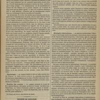 0257 - Page 245 - Académie des sciences. Séance du 6 mars 1876. Communications. Médecine expérimentale. MM. Feltz et Ritter / Physiologie. M. Carlet / Hygiène des armées. M. Larrey / Société de biologie. Séance du 11 mars 1876. Communications. Localisations cérébrales. M. Pitres / Injections sous-cutanées de chlorhydrate de morphine. M. Chouppe / Méningite tuberculeuse. M. Dreyfus