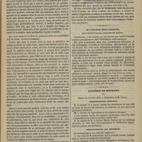 0263 - Page 251 - Hôtel-Dieu. M. Alphonse Guérin. Métrite parenchymateuse chronique. - Première phase du cancer de l'utérus. Leçon recueillie par M. G. Marseille / De l'entorse médio-tarsienne. Par le Docteur Terrillon... (Arch. gén. de méd.) / Académie de médecine. Séance du 14 mars 1876. Correspondance officielle. Recueil des mémoires de médecine, de chirurgie et de pharmacie militaires / Correspondance non officielle