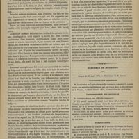 0287 - Page 275 - Clinique odontologique. M. E. Magitot. De l'éruption tardive des dents permanentes. (Observation et leçon recueillies par M. Th. David...) / Académie de médecine. Séance du 22 mars 1876. Correspondance officielle / Correspondance non officielle / Présentations