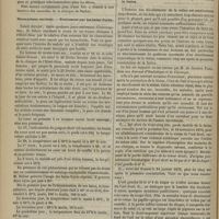0294 - Page 282 - Revue clinique hebdomadaire. Inauguration du cours de Clinique médicale à l'Hôpital Necker / Rhumatisme cérébral. - Traitement par les bains froids / Décollement de la rétine. - Examen d'un oeil atteint de décollement de la rétine cinq ans après la production de la lésion