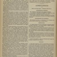 0312 - Page 300 - Hôpital de Saint-Denis. M. Charles. Kyste hydatique du foie. - Guérison par la ponction capillaire. Observation recueillie par M. Ulliac... / Académie de médecine. Séance du 28 mars 1876. Correspondance officielle / Correspondance non officielle / Présentations. M. Guéneau de Mussy : Étude sur la transmission des sons à travers des liquides endo-pleurétiques de différentes natures / Discussion