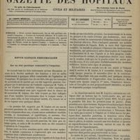 0317 - Page 305 - Sommaire / Revue clinique hebdomadaire. Sur un état parétique consécutif à l'empyème