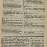 0331 - Page 319 - Chronique et nouvelles scientifiques. École de médecine de Marseille / Faculté de médecine. Cours libres à l'École pratique autorisés pour le deuxième semestre de l'année scolaire 1875-1876 / Hôpital Saint-Louis. - Dermatologie