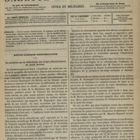 0341 - Page 329 - Sommaire / Revue clinique hebdomadaire. De quelques cas de difformités des doigts (dactylolyses) de cause interne