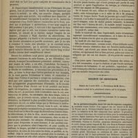 0344 - Page 332 - Eclampsie des plus graves chez une primipare enceinte de huit mois à peine. - Accouchement prématuré artificiel. - Enfant vivant. - Guérison. Par M. Braillon... / Société de chirurgie. Séance du 5 avril 1876. Correspondance / Rapport. De la périnéorrhaphie dans les cas de rupture complète. M. Guéniot / Discussion