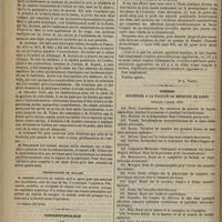 0370 - Page 358 - Société de chirurgie. Séance du 12 avril 1876. Communication. M. Polaillon : Déchirure spontanée d'un très-large lambeau du col de l'utérus pendant l'accouchement, suivie de production d'une fistule vésico-utérine / Présentation de malade / Correspondance. [Dr A. Vérité] / Thèses soutenues à la Faculté de médecine de Paris pendant l'année 1875 / Chronique et nouvelles scientifiques. Hôpitaux de Paris
