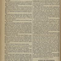 0374 - Page 362 - Hôpital Necker. M. Hardy. Pneumothorax avec transposition du coeur, consécutif à la rupture, dans la plèvre, d'une excavation tuberculeuse. (Leçon recueillie par M. G. Marseille) / Clinique des Départements. Fracture comminutive du bras. - Tétanos. - Chloral. - Mort. Par M. Sonrier...