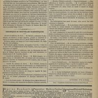 0395 - Page 383 - Variétés. Lettres sur l'enseignement de la médecine en Allemagne / Chronique et nouvelles scientifiques. Faculté de médecine de Paris / Faculté de médecine de Nancy / Faculté des sciences de Paris / Écoles des hautes études / Distinctions honorifiques / Muséum d'histoire naturelle. - Cours de botanique. - Classifications et familles naturelles / Cours de paléontologie / Cours de minéralogie / Cours d'accouchement