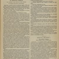 0407 - Page 395 - Revue clinique hebdomadaire. Deux exemples remarquables de naevi vasculaires / De l'hémorraghie cérébrale. Deux symptômes signes certains de mort certaine ; par le Docteur Léon Sorbets... / Étude sur la mélancolie ; par le Docteur J. Christian...