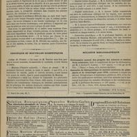 0411 - Page 399 - Variétés. Lettres sur l'enseignement de la médecine en Allemagne / Chronique et nouvelles scientifiques. Collège de France / Muséum d'histoire naturelle. - Cours de chimie / Hôpital Sainte-Eugénie / Hôpital Saint-Louis / Excursion scientifique / Bulletin bibliographique