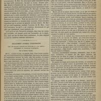 0425 - Page 413 - Clinique odontologique. M. E. Magitot. De l'éruption précoce des dents temporaires. Éruption des deux incisives centrales inférieures au deuxième jour de la naissance, extraction de ces deux dents, hémorrhagie incoercible, mort. (Observation et leçon recueillies par M. Th. David...) / Dégagement anormal d'électricité chez une malade atteinte de névralgie du cuir chevelu crépitement et étincelles électriques ; par le Docteur Girard
