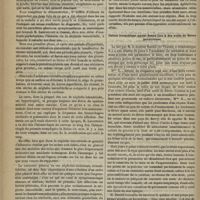 0430 - Page 418 - Revue clinique hebdomadaire. Maladie de Bright. Néphrites interstitielles / Calcul bronchique ayant donné lieu à des accès de fièvre pernicieuse
