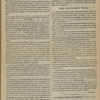 0431 - Page 419 - Revue clinique hebdomadaire. Calcul bronchique ayant donné lieu à des accès de fièvre pernicieuse / Fistule hépato-bronchique. Guérison / Clinique ophthalmologique. M. Ad. Piéchaud. Observation d'iritis suppurative accompagnée d'inflammation et de gangrène partielle de la cornée