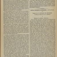 0447 - Page 435 - Hôtel-Dieu. M. Béhier. Cancer de l'estomac. (Leçon recueillie par M. G. Marseille) / Royal College of Surgeons. M. Tim. Holmes. Leçons sur le traitement des anévrysmes. (Traduites de l'anglais par le Dr C. Caussidou)