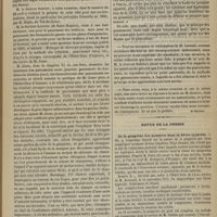 0455 - Page 443 - Revue clinique hebdomadaire. Pansements rares / Revue de la presse. De la gangrène des membres dans la fièvre typhoïde