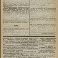 0483 - Page 471 - Variétés. Lettres sur l'enseignement de la médecine en Allemagne / Thèses soutenues à la Faculté de médecine de Nancy / Ministère de la guerre. Excursion scientifique