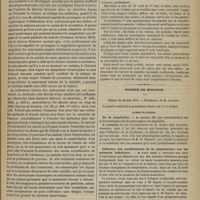 0489 - Page 477 - Royal College of Surgeons. M. Tim. Holmes. Leçons sur le traitement des anévrysmes. (Traduites de l'anglais par le Dr C. Caussidou) / Vaccine anomale ; par M. le Docteur Gassot / Société de biologie. Séance du 20 mai 1876. Communications. De la sensibilité. M. Richet / Influence des modifications de la température sur les animaux inférieurs. M. Paul Bert