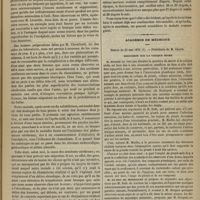 0503 - Page 491 - Hôtel-Dieu. M. Béhier. Des bains froids dans le traitement du rhumatisme cérébral. (Leçon recueillie par M. G. Marseille) / Académie de médecine. Séance du 22 mai 1876. Discussion sur la colique sèche. M. Mialhe