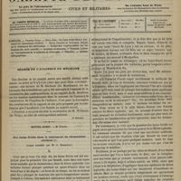 0509 - Page 497 - Sommaire / Séance de l'Académie de médecine. [Dr Brochin] / Hôtel-Dieu. M. Béhier. Des bains froids dans le traitement du rhumatisme cérébral. (Leçon recueillie par M. G. Marseille)